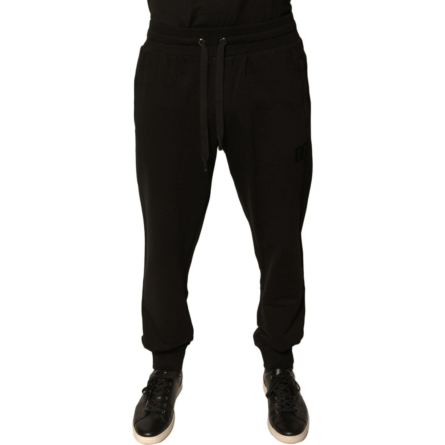 Dolce & Gabbana Black Cotton Jogger Men Sweatpants Pants PAN75665-50