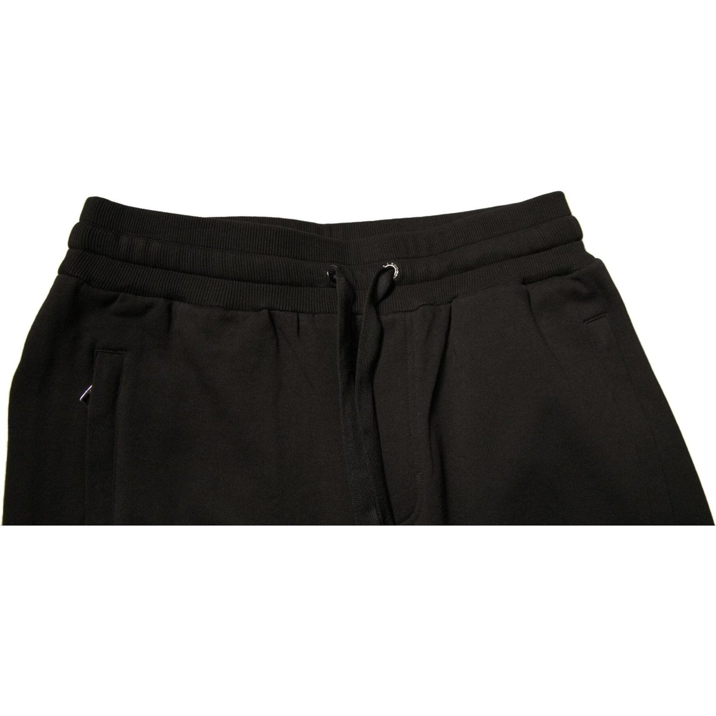 Dolce & Gabbana Black Cotton Jogger Men Sweatpants Pants PAN75666-48