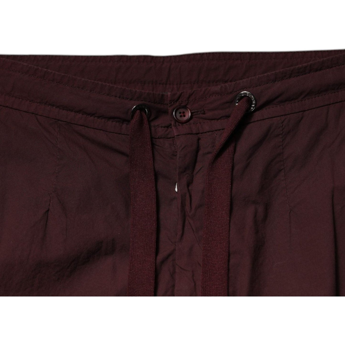 Dolce & Gabbana Bordeaux Cotton Cargo Jogger Sweatpants Pants PAN75800-44