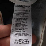 Dolce & Gabbana Light Blue Cotton Blend Tattered Skinny Denim Jeans PAN75877-46