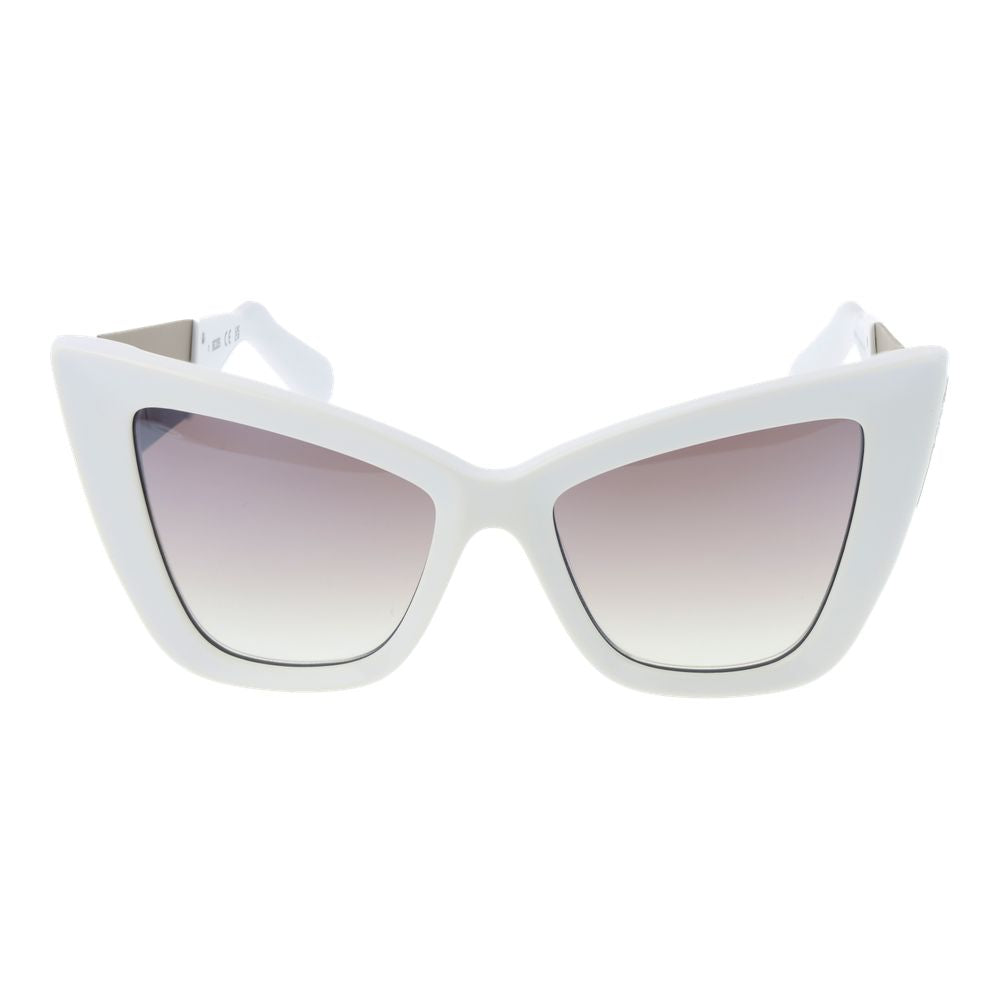GCDS White Acetate Sunglasses
