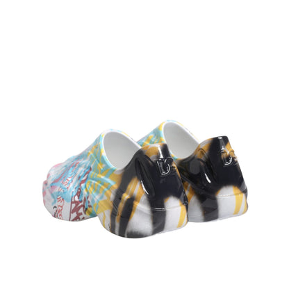 Dolce & Gabbana Multicolor Graffiti Daymaster Sneakers Shoes