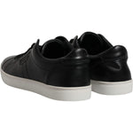 Dolce & Gabbana Black London Nappa Leather Men Sneakers Shoes MV6722-40