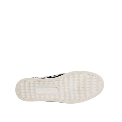 Dolce & Gabbana Black Embellished London Men Slip On Shoes