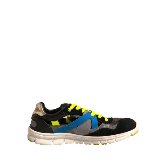 Dolce & Gabbana Multicolor Suede Low Top Sneakers Shoes