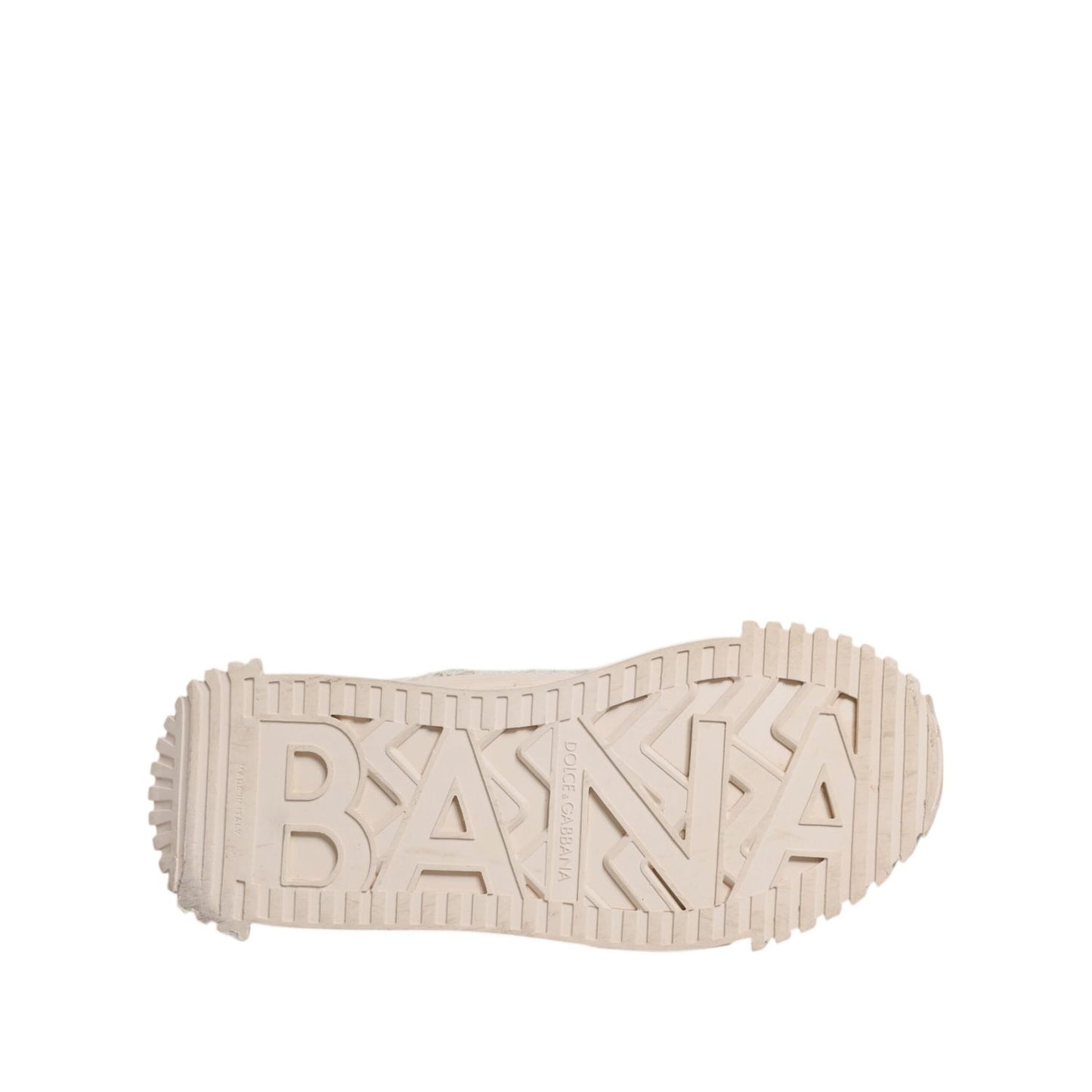 Dolce & Gabbana White Lace NS1 Low Top Sneaker Sports Shoes