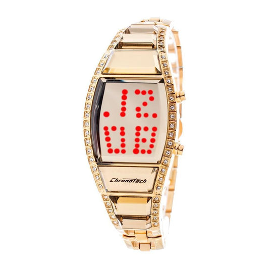 Chronotech Gold Stainless Steel Watch