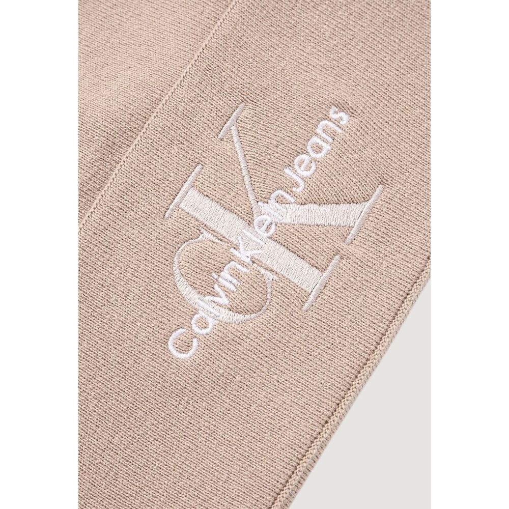 Calvin Klein Jeans Beige Cotton Cap (Baseball Hat)