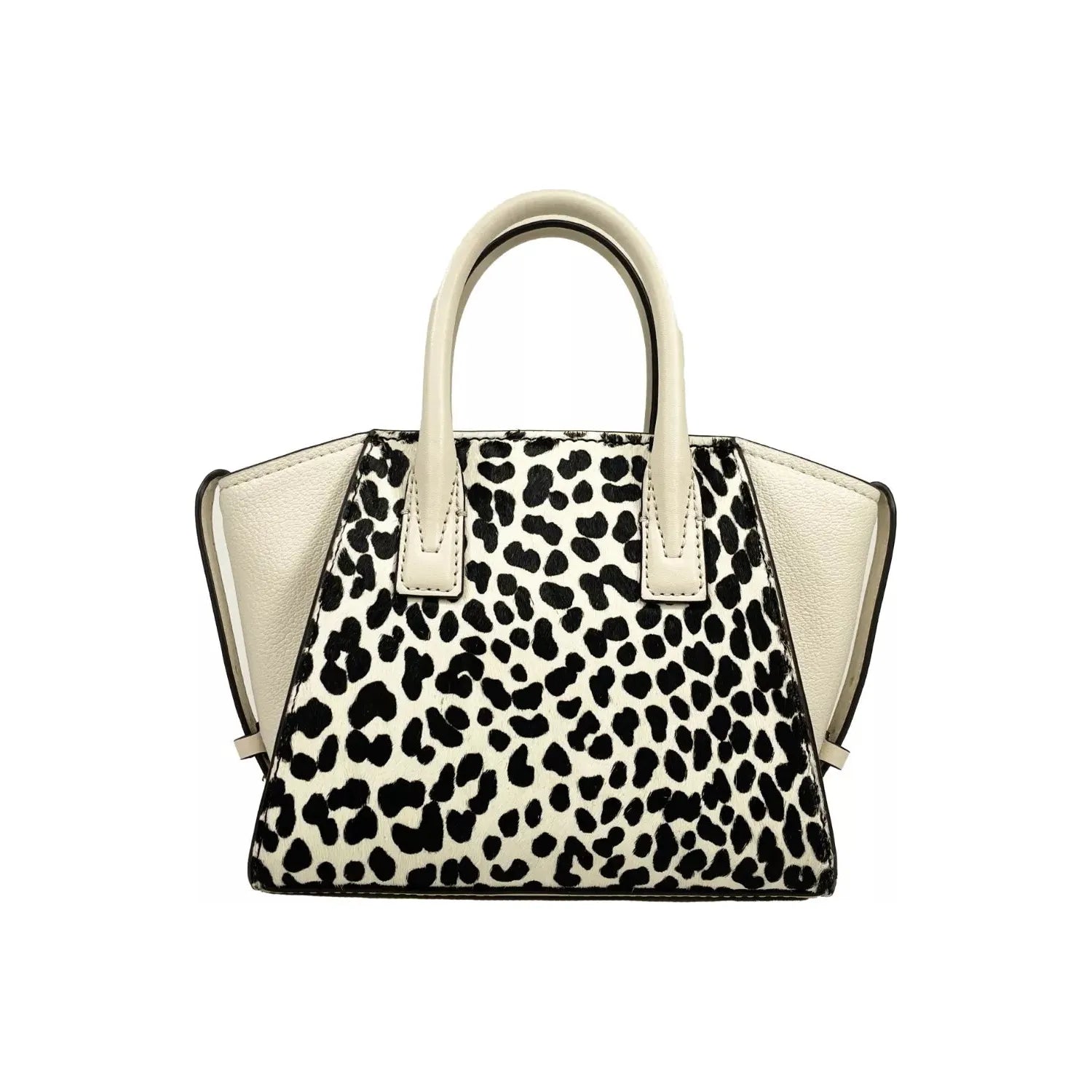 Front view with bag zipped and handles upright.