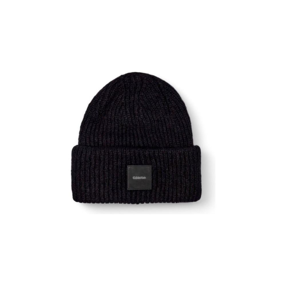 Calvin Klein Black Alpaca Leather Caps Baseball Hat CA-16496700009-UNI