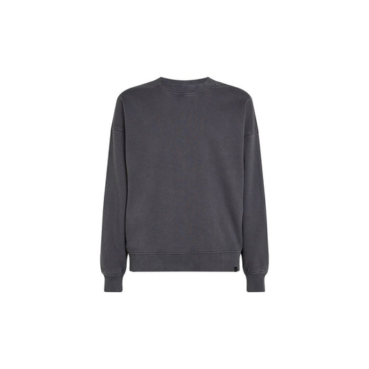 Calvin Klein Jeans Gray Cotton Sweatshirt