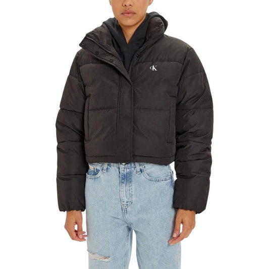 Calvin Klein Jeans Black Polyester Jackets & Coat CA-16503800009-IT40|S