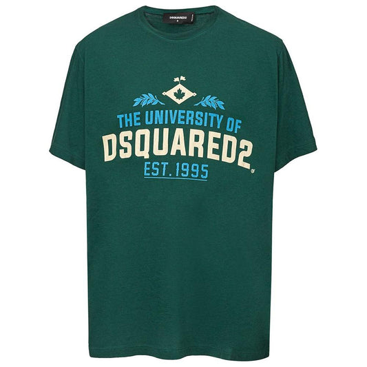 Dsquared² Green Cotton T-Shirt DS-5679674-S