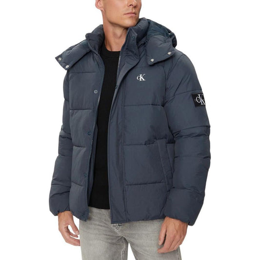 Calvin Klein Jeans Blue Polyamide Jackets & Coat CA-14580600128-IT46 | M