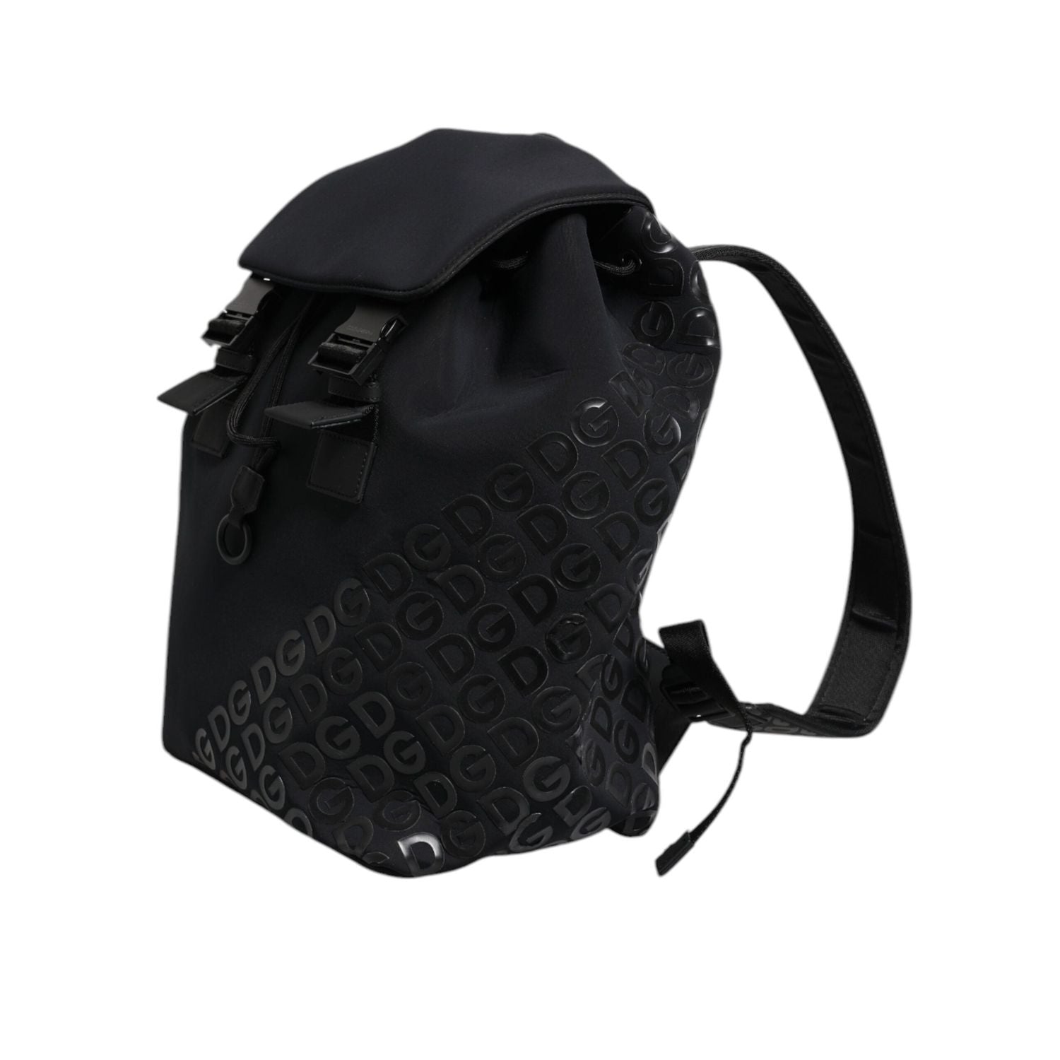 Front view with bag zipped and handles upright.