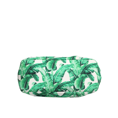 Dolce & Gabbana Green Canvas Botanical Garden Women Tote Bag