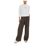 Calvin Klein Jeans White Recycled Cotton Sweatshirt CA-16507300008-IT40|S