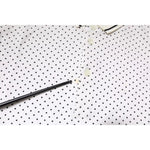 Dolce & Gabbana White Polka Dot Cotton Collared Polo T-shirt TSH87721-44