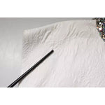 Dolce & Gabbana White Crystal Embellished Jacquard Brocade Mini Dress DR281326-40