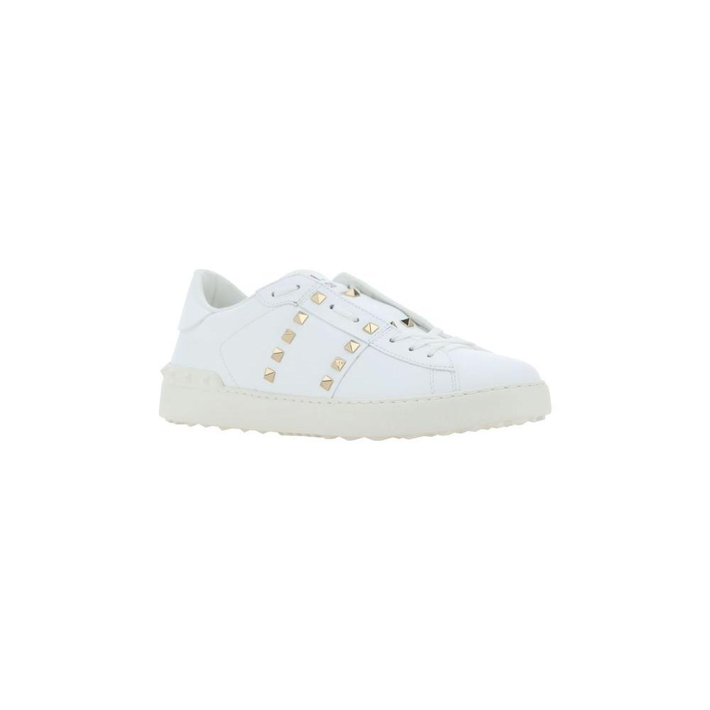 Valentino Garavani Rockstud Sneakers 1728,72470364320,EU40.5/US7.5,EU41.5/US8.5,EU45/US12,Men,Men - Shoes,New with tags,Shoes,Sneakers - Men - Shoes,Valentino Garavani,White Valentino Garavani VA-6Y2S0931BHS0BO-EU40.5/US7.5