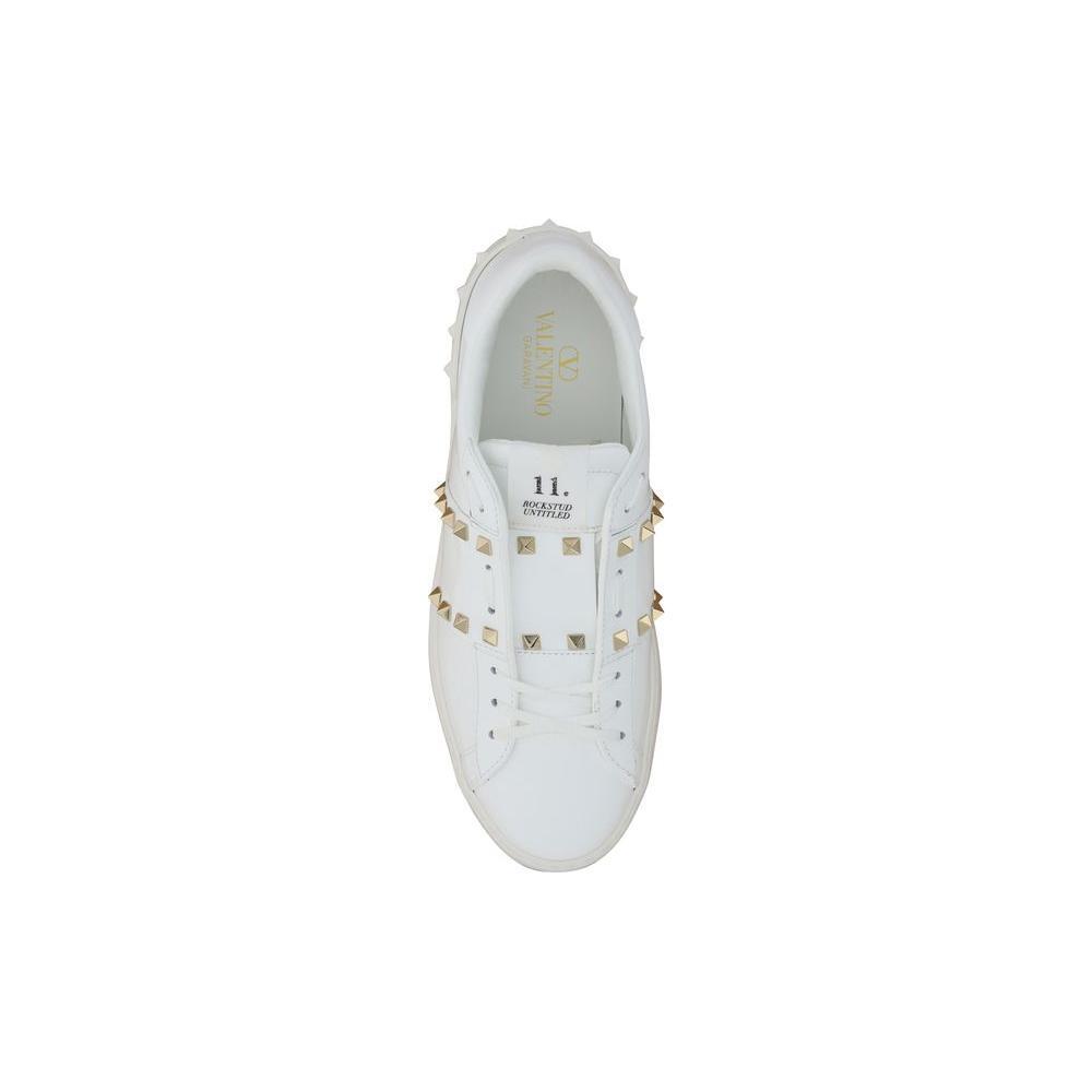 Valentino Garavani Rockstud Sneakers 1728,72470364320,EU40.5/US7.5,EU41.5/US8.5,EU45/US12,Men,Men - Shoes,New with tags,Shoes,Sneakers - Men - Shoes,Valentino Garavani,White Valentino Garavani VA-6Y2S0931BHS0BO-EU40.5/US7.5