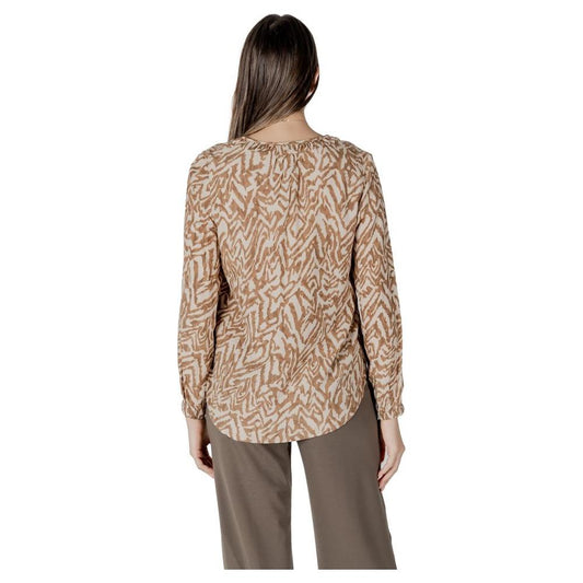 Street One Beige Viscose Shirt