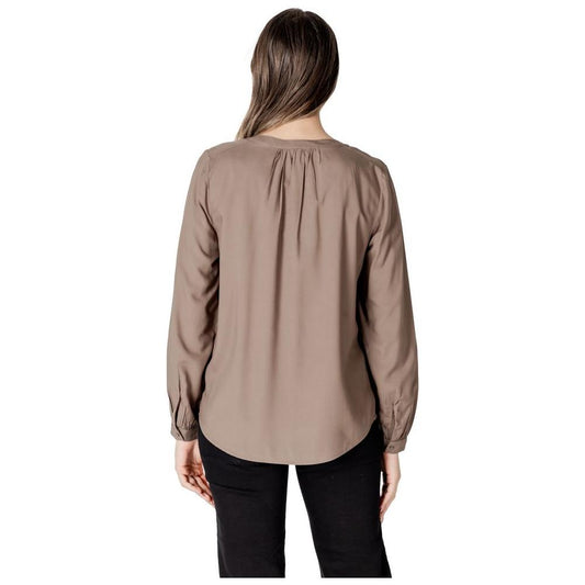Street One Beige Viscose Shirt