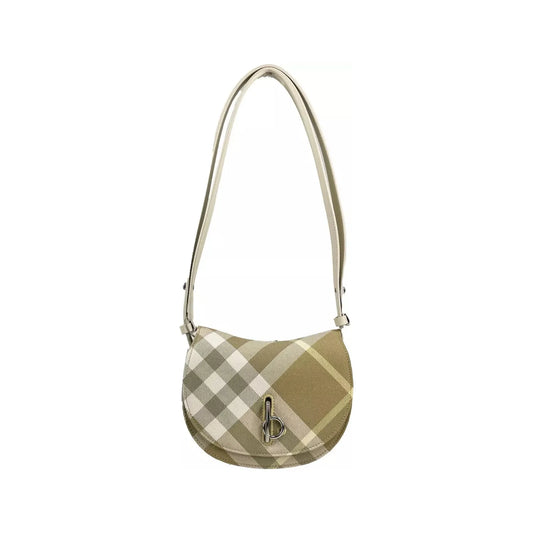 Burberry Mini Check Rocking Horse Crossbody Bag Purse 10215