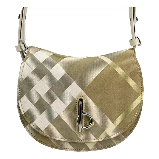 Burberry Mini Check Rocking Horse Crossbody Bag Purse 10215