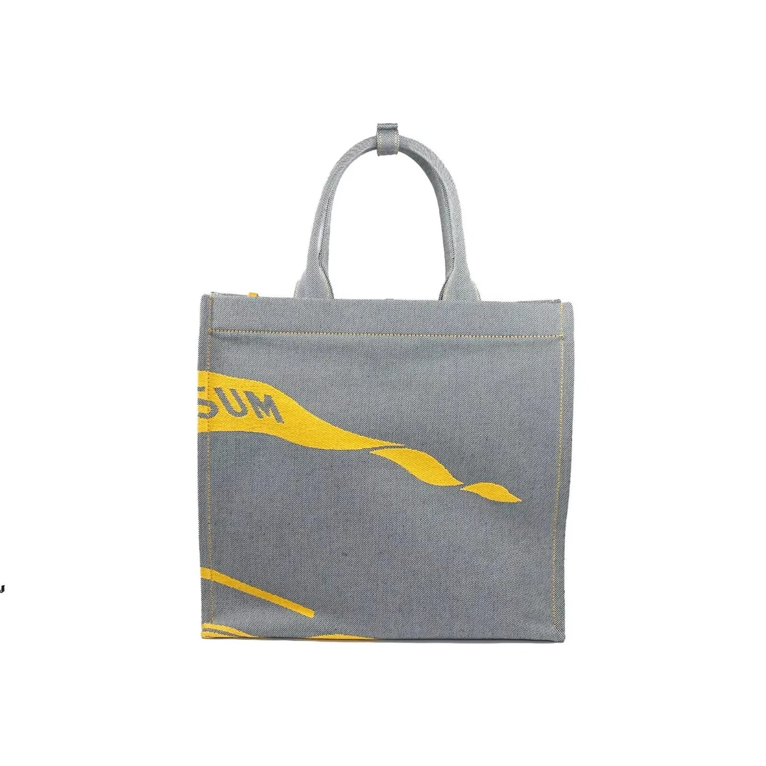 Front view with bag zipped and handles upright.