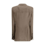 Rick Owens Double-breasted Blazer RI-RP01E7756S64-IT44 | L
