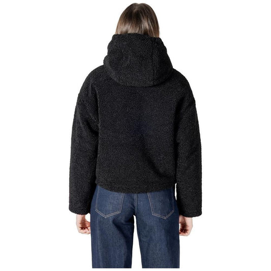 Calvin Klein Jeans Black Polyester Coat CA-16503400009-IT42|M
