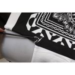 Dolce & Gabbana White Black Printed Cotton Sweatshirt Sweater TSH90063-50