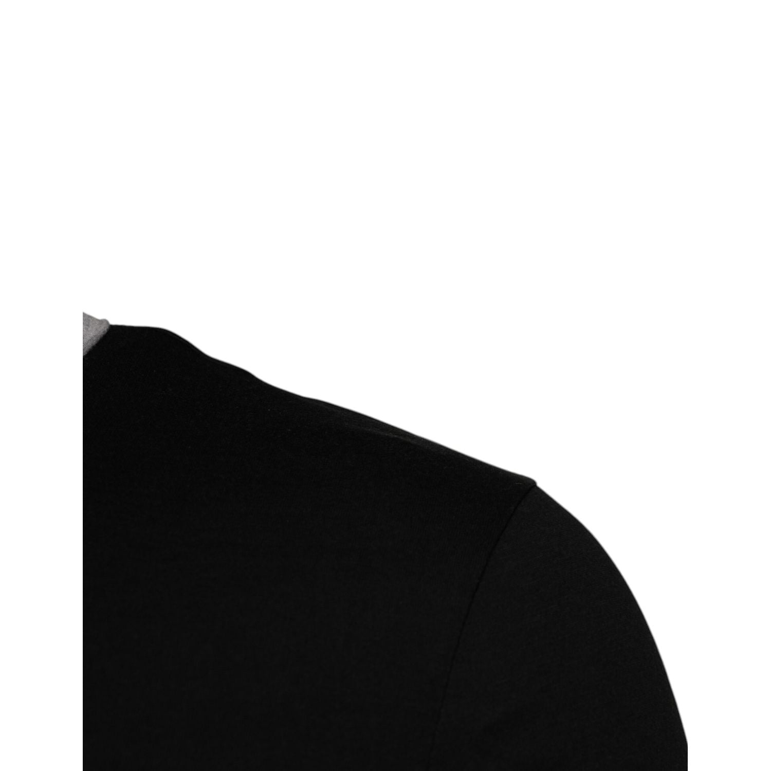 Dolce & Gabbana Black Logo Cotton Crew Neck Men Tee T-shirt