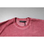 Dolce & Gabbana Pink Logo Print Cotton Crew Neck T-shirt TSH90020-56