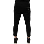 Dolce & Gabbana Black Cotton Jogger Jogging Pants PAN76013-44