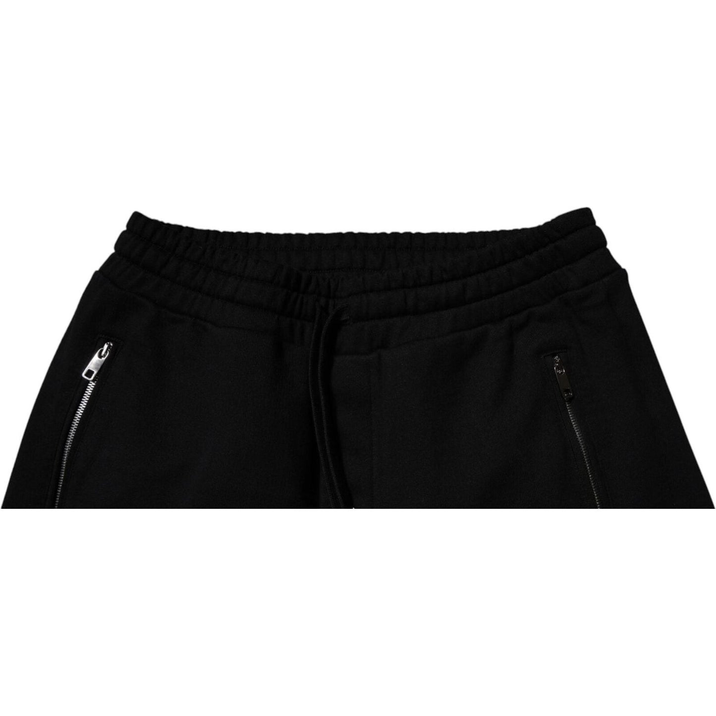 Dolce & Gabbana Black Cotton Jogger Jogging Pants PAN76013-44