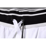 Dolce & Gabbana White Stripe Cotton DG King Bermuda Shorts PAN76021-44