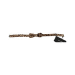 Dolce & Gabbana Brown Silk Ties & Bowty DO&-1002-ONE SIZE