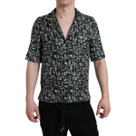 Dolce & Gabbana Black Silk T-Shirt DO-1025-40