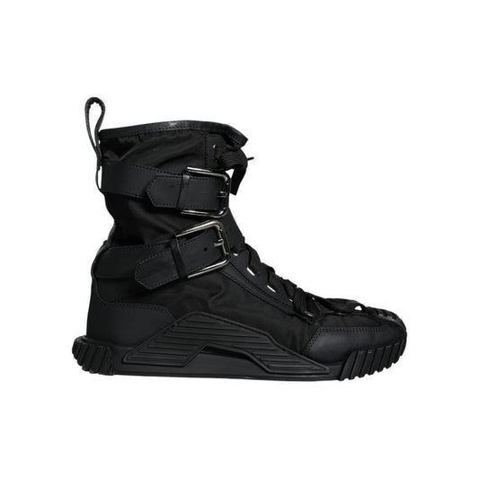 Dolce & Gabbana Black Nylon Sneaker DO-1051-EU38/US8