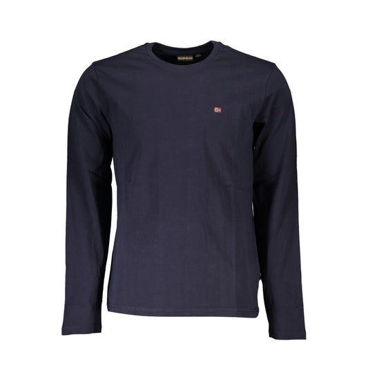 Napapijri Blue Cotton T-Shirt NA-1086-S