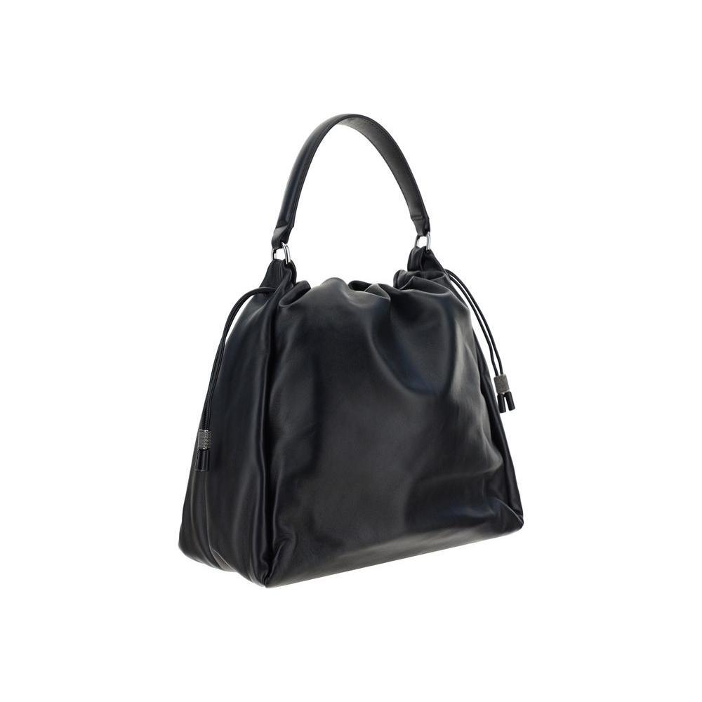 Front view with bag zipped and handles upright.