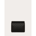Valentino Garavani Black Nappa Leather Medium Rockstudt Spike Bag