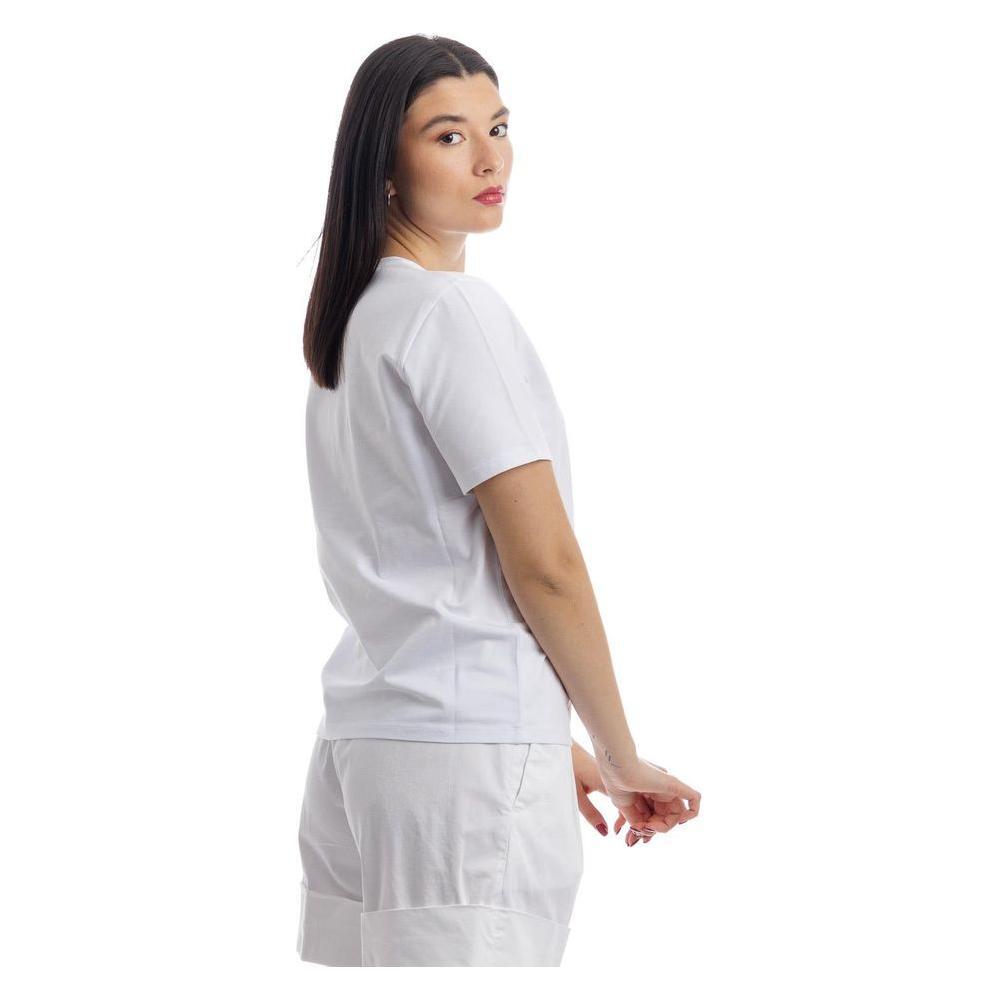 Herno White Cotton Tops & T-Shirt HE-14899-IT50 | XXL
