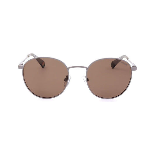 Polaroid Gray Stainless Steel Sunglasses