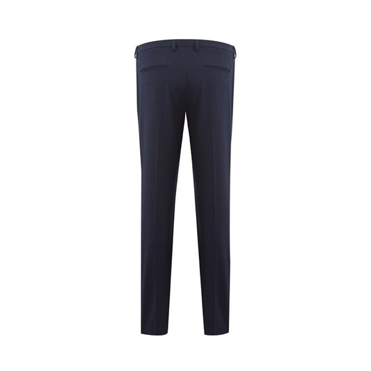 Lardini Elegant Blue Wool Pants for Women LA-109767320013782-IT40|S