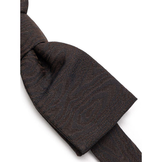 Dolce & Gabbana Brown Silk Bowty DO-882966420013786-ONE SIZE