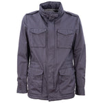 Herno Blue Cotton Jacket HE-14924-IT46 | S