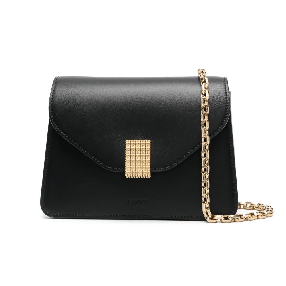 Lanvin Black Leather Women Handbag